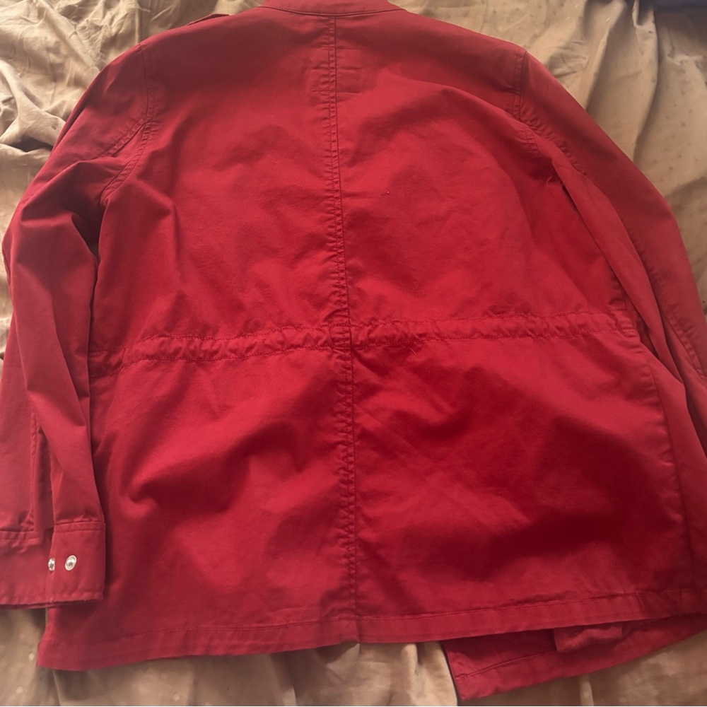 Red Military Style Jacket - Picture 3 of 3